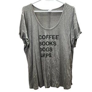 Coffee, Books, Dogs, Naps - Kismet Size XL